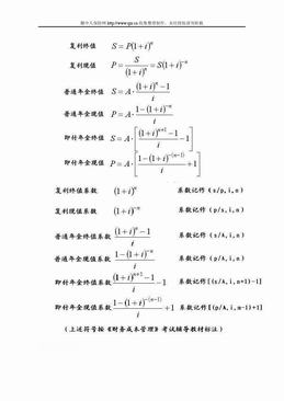 复利及年金计算方法公式（7页）.doc