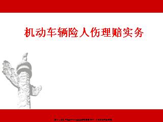 机动车辆险人伤理赔实务PPT(76页).rar_车险_