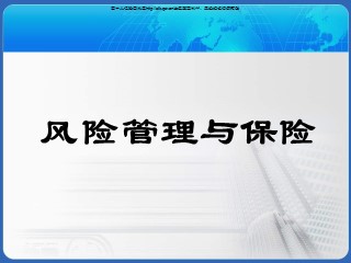 风险管理与保险 第二章_风险管理