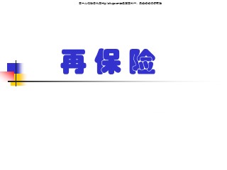 再保险课件_第一章 再保险基础